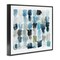 Stupell Industries Ocean Inspired Abstract Tiles Framed Giclee Art